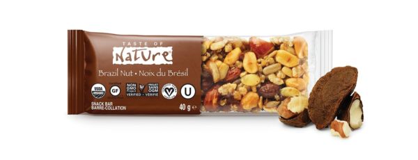 Biologische Taste of Nature Brazil Nut reep met bio paranoten