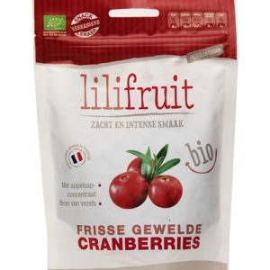 Biologische gewelde gedroogde HELE cranberries